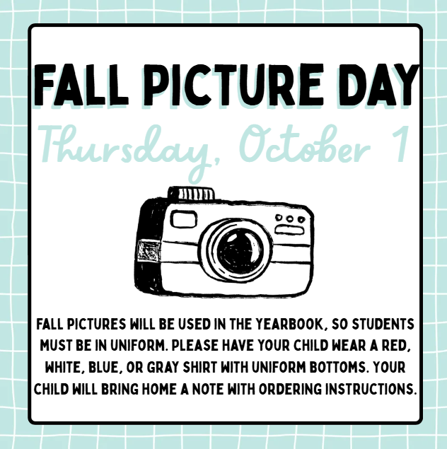 Fall Picture Day 10/2/26
