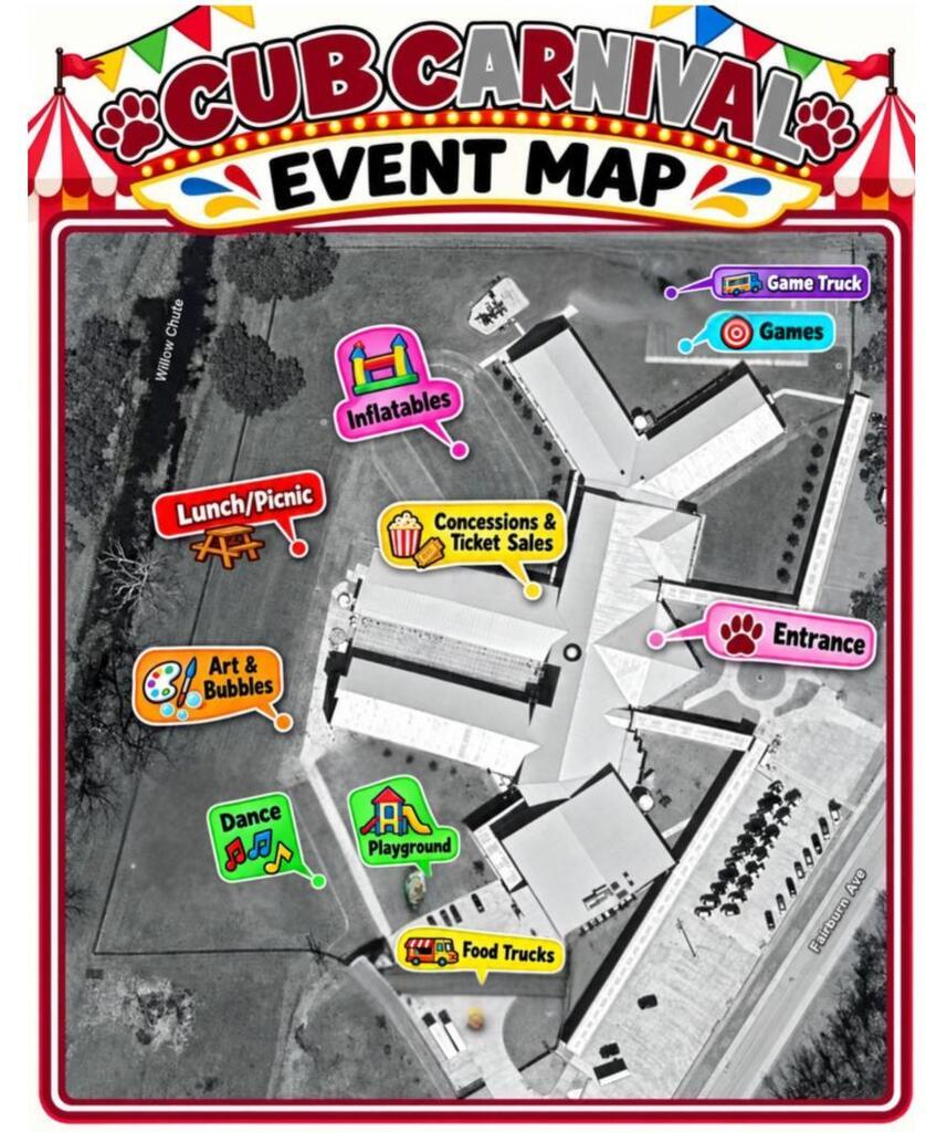 Cub Carnival Map