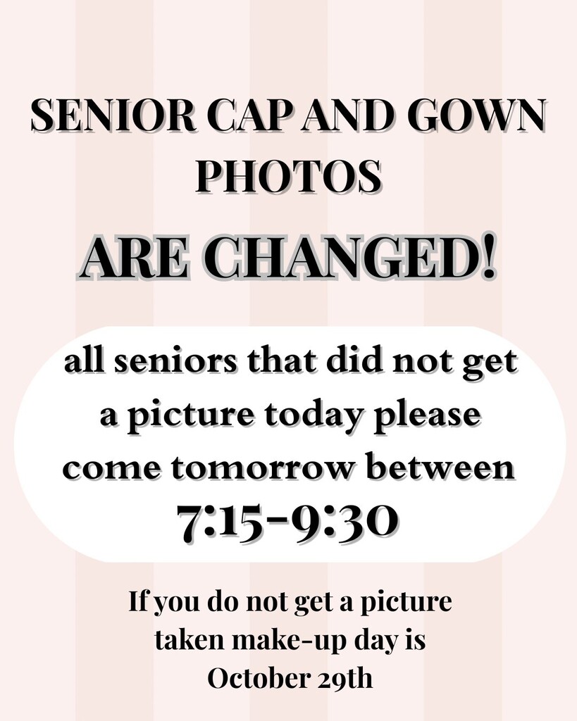 Senior photos change
