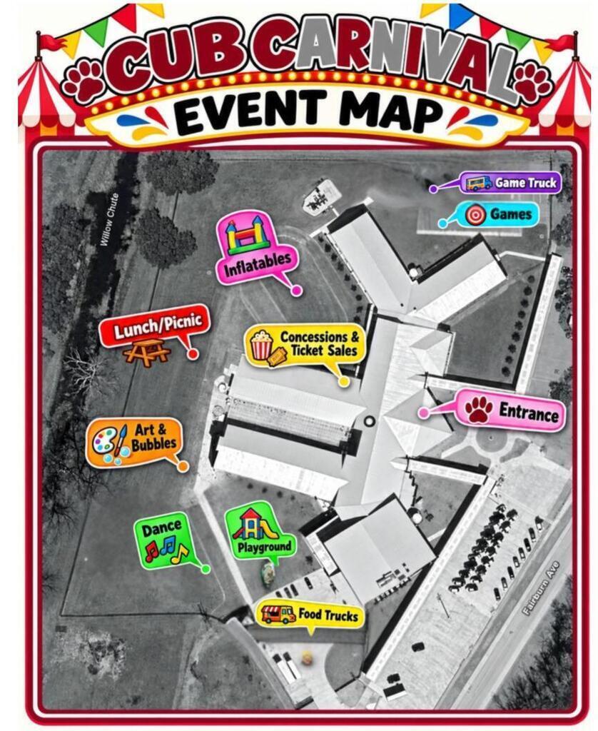 Cub Carnival Map