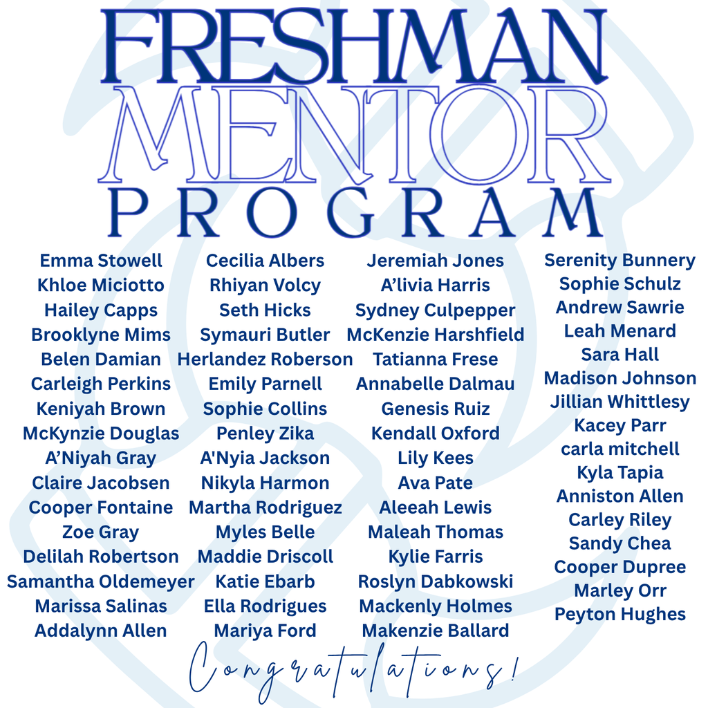 Freshman Mentor Program