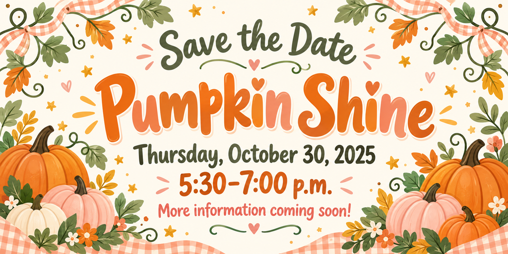 Save the Date for Pumpkin Shine!