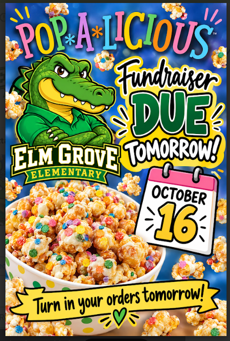 Fundraisers Due Tomorrow
