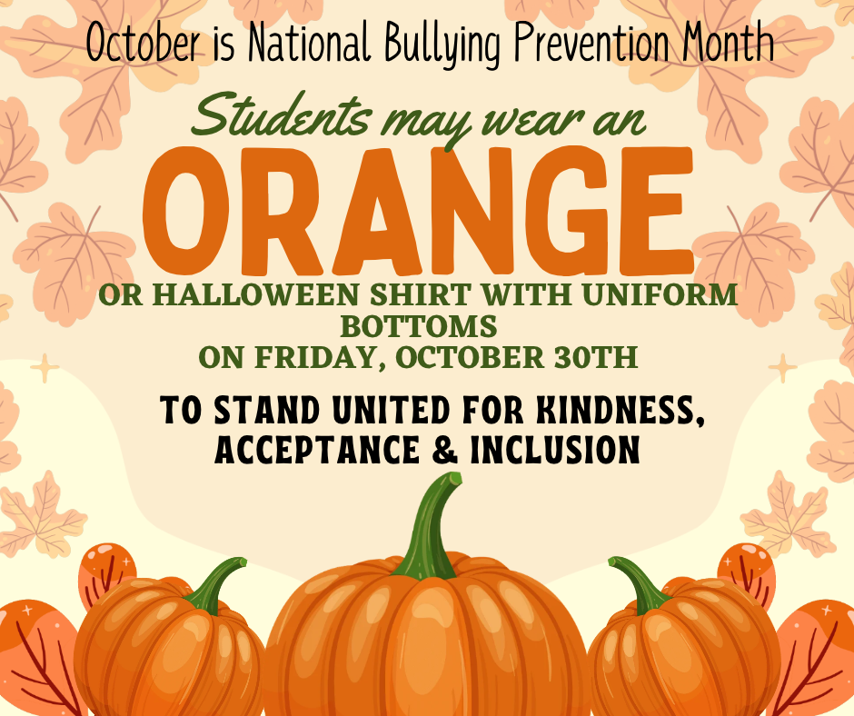 Wear Orange 10-30-26