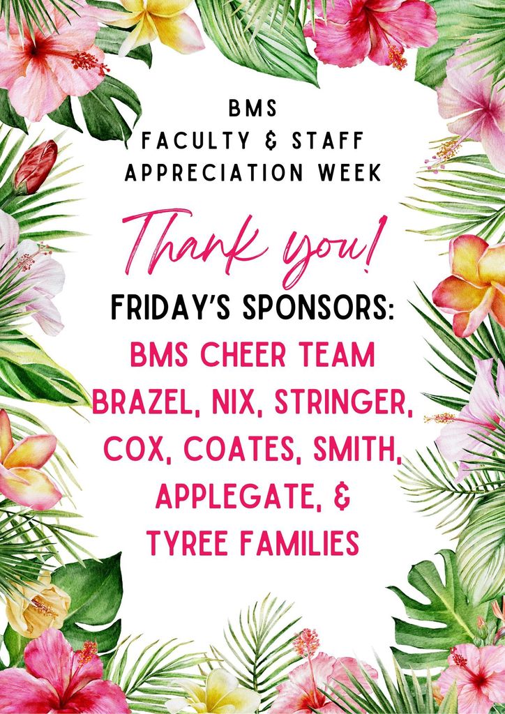 Friday Sponsors