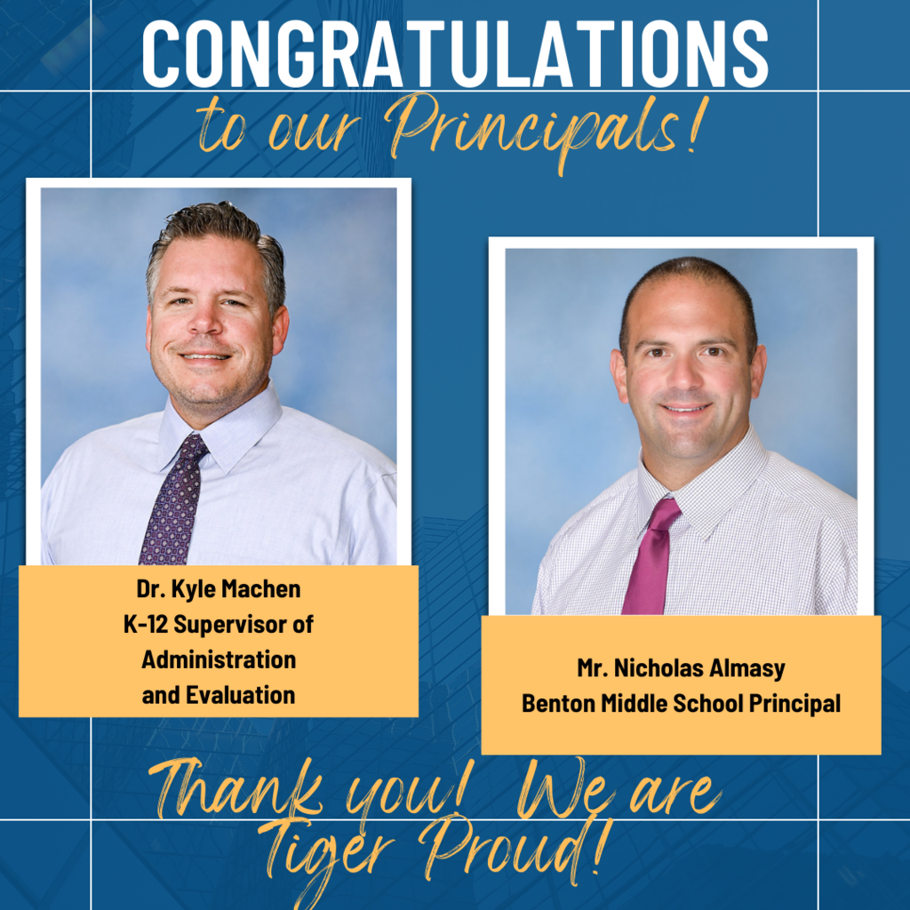 Congratulations, Principals!