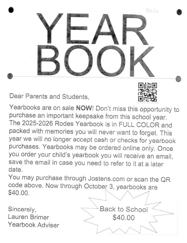 Yearbook info