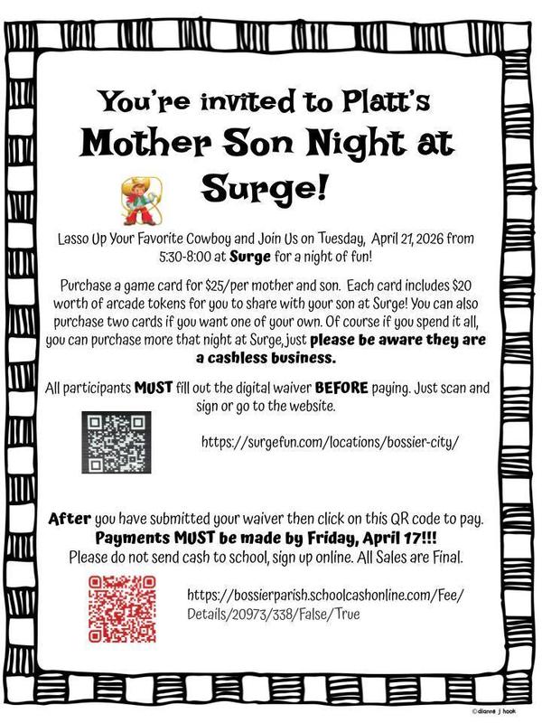 Mother Son Night Info