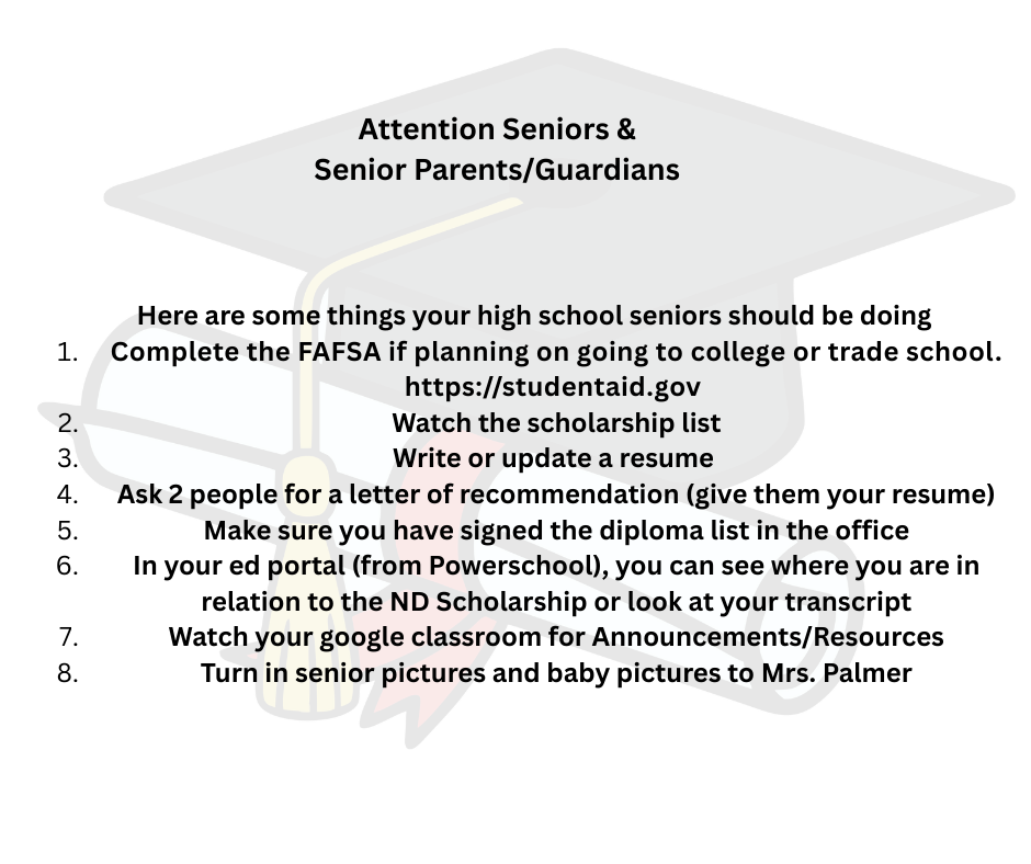 Attention Seniors & Senior ParentsGuardians
