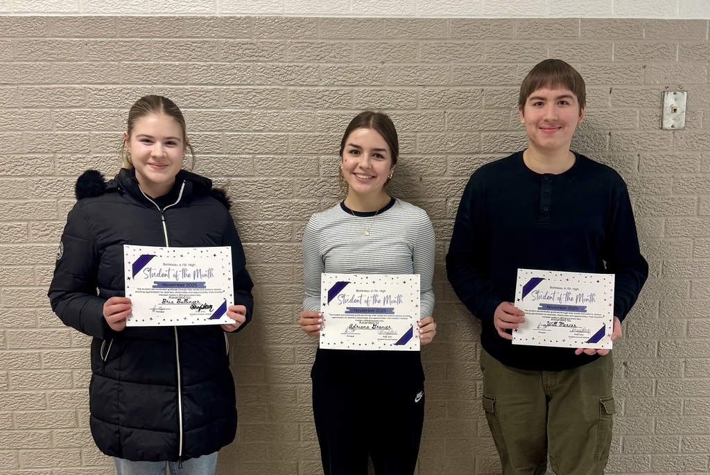 November Students of the Month--Gratitude