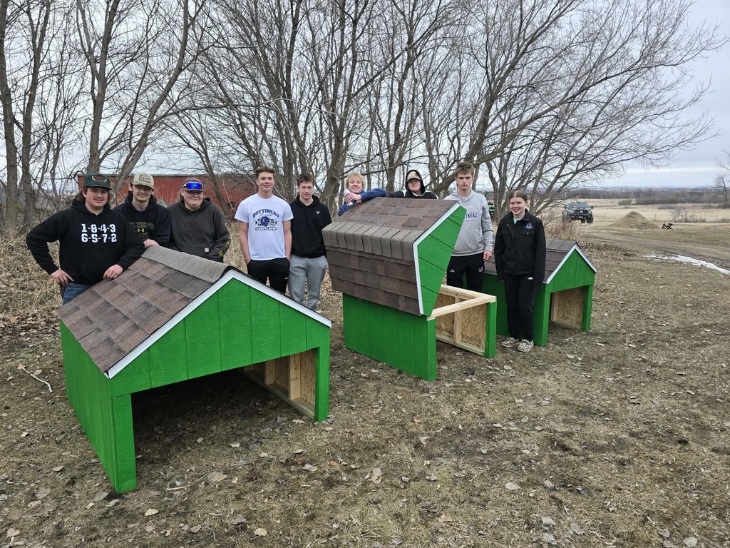 Lawn Mower Huts for Bottineau Country Club