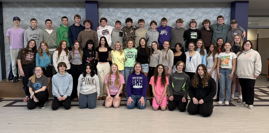 Band and Choir students attending State Music this weekend in Bismarck
