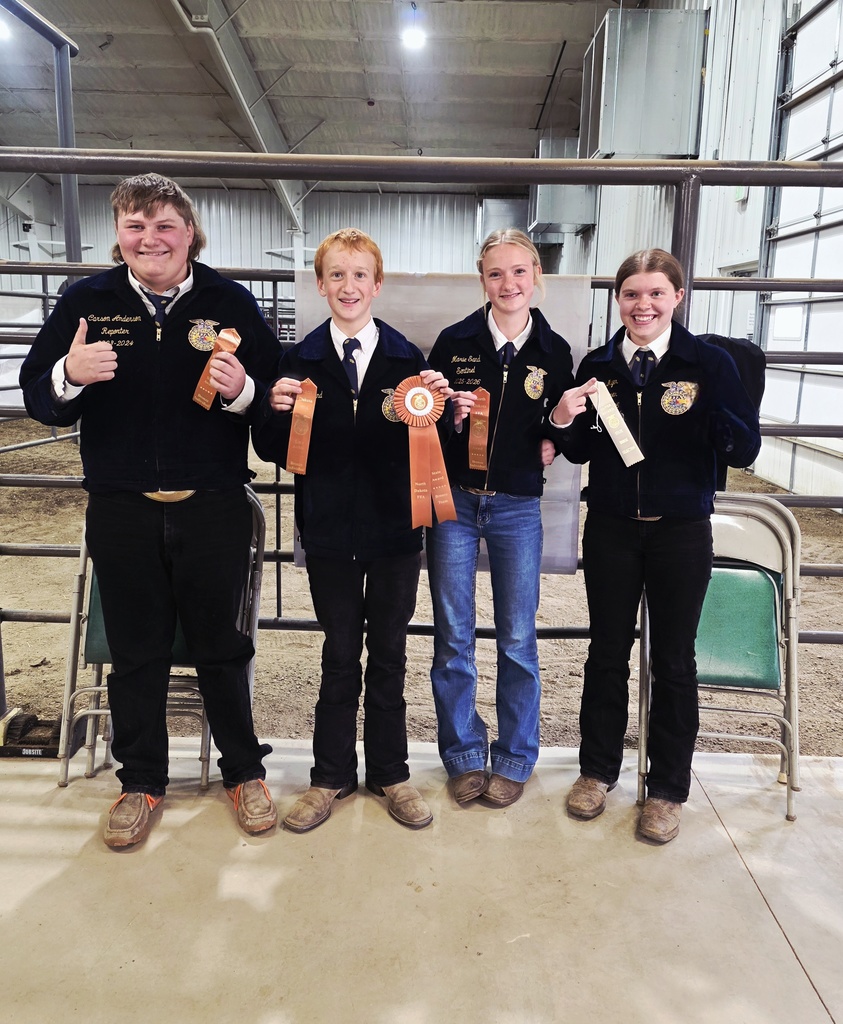 FFA at State Horse Competition in Halliday, ND