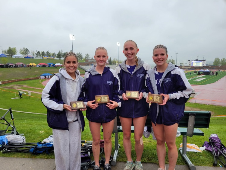 6th Place 4 x 800 relay at State