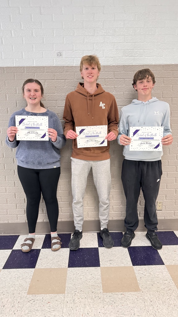April Students of the Month--Leadership