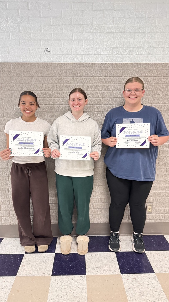 Students of the Month for March--School Spirit