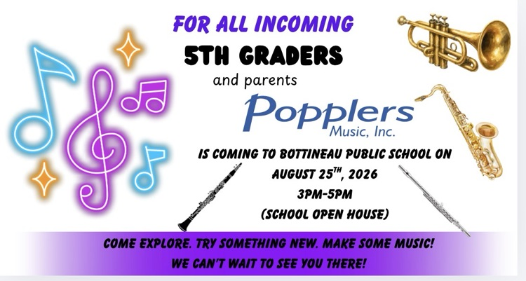Popplers Music is coming August 25th for 5th graders 