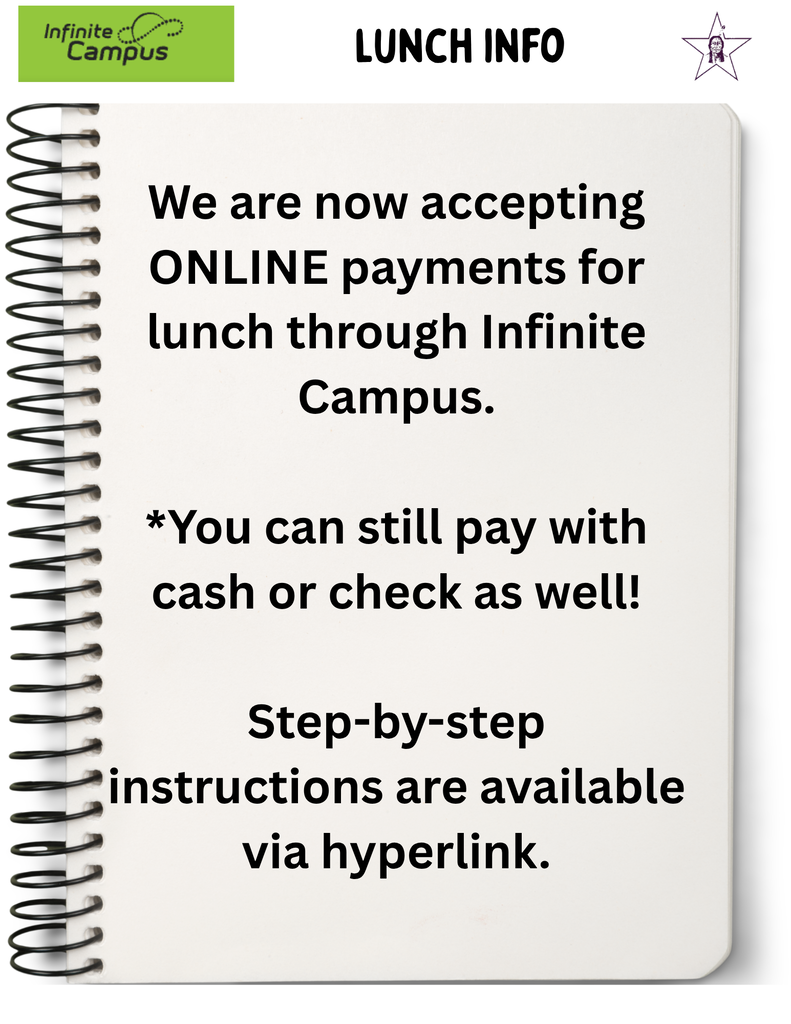 Infinite Campus Onilne payments for lunch