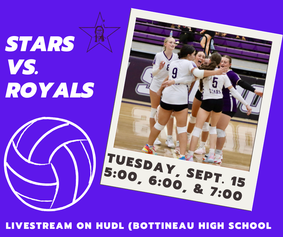 Stars VB vs. South Prairie on 9/15