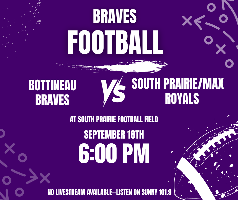 Braves FB vs. South Prairie/Max on Sept. 18