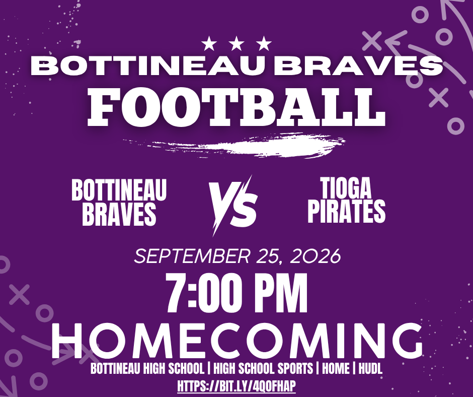 Homecoming Football action vs. Tioga @ 7:00