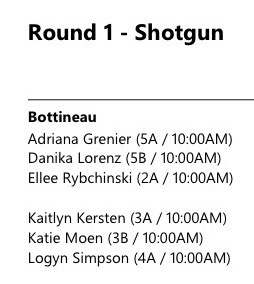Stars @ State Golf in Carrington on Sept 28 & 29th--Tee times--10:00 AM Shotgun Start on holes 2-5