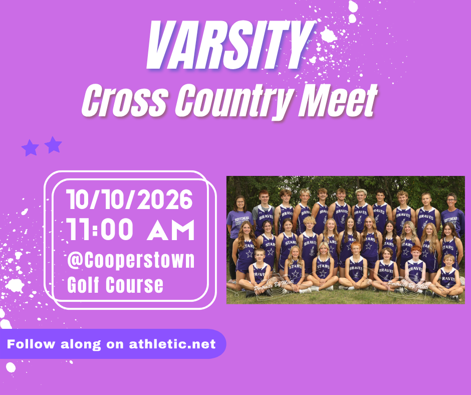 Cross Country Meet @ Cooperstown Golf Course--11:00 AM