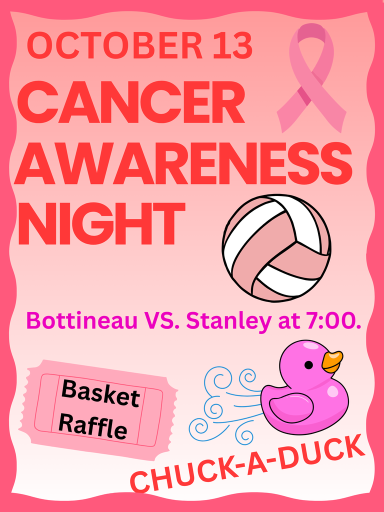 Cancer Awareness Night at Volleyball vs. Stanley on 10/13