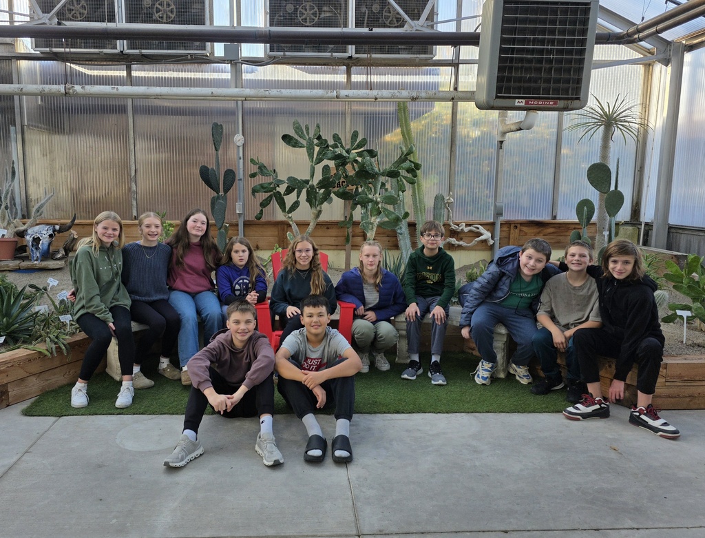 Today the Explore Ag 7 class finished their horticulture unit with a tour of the DCB greenhouse. 