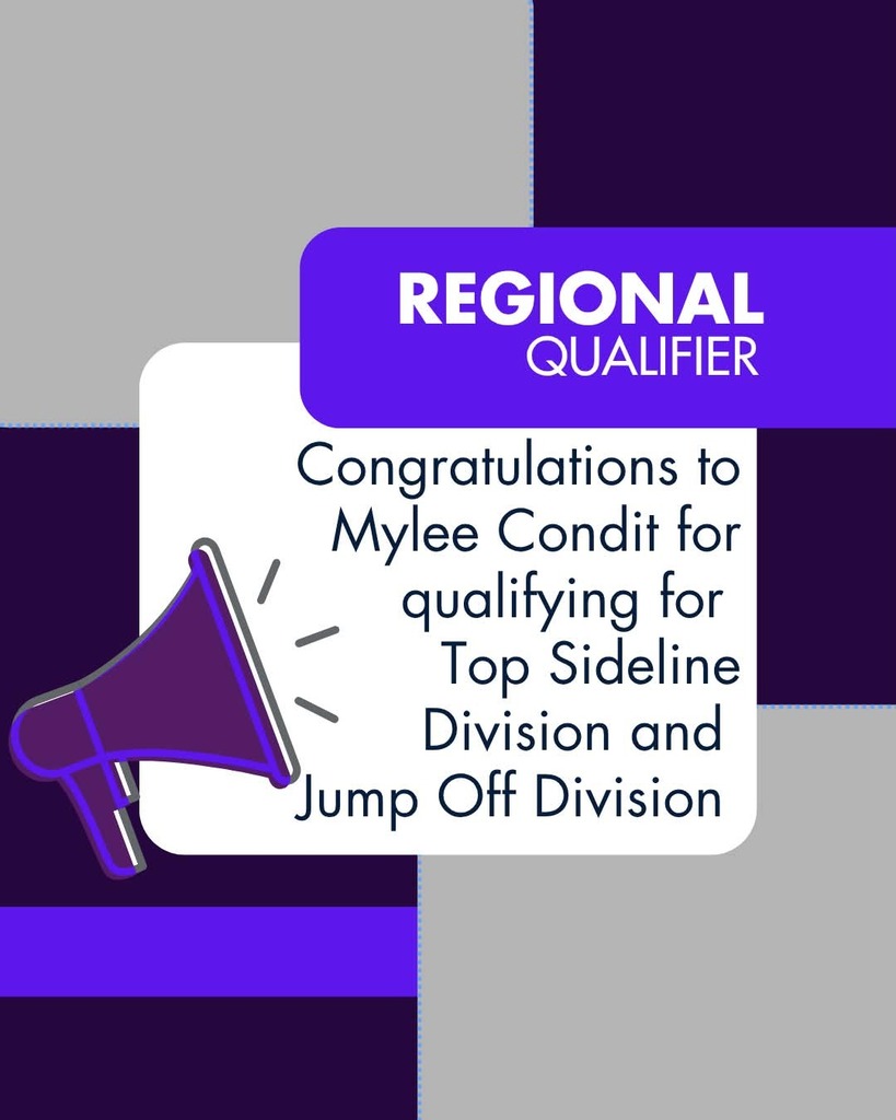 Mylee Condit qualified to compete at Regional Cheer in December