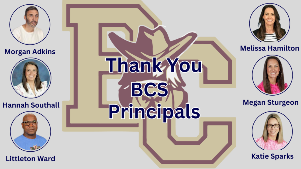 Thank You BCS Principals