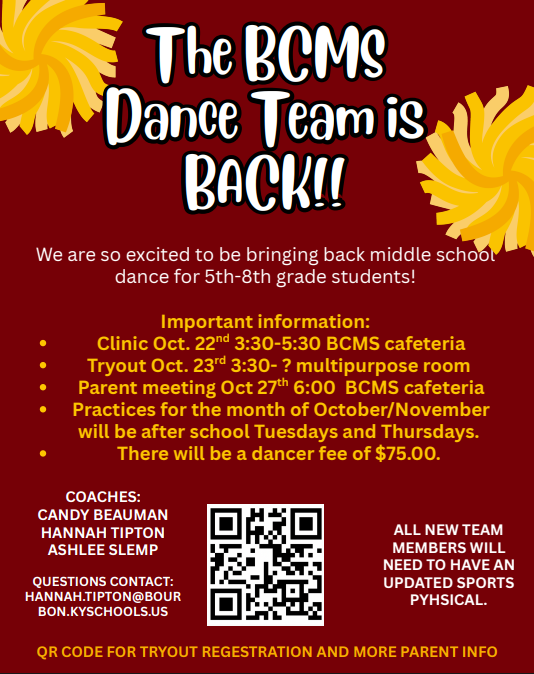 dance team tryouts
