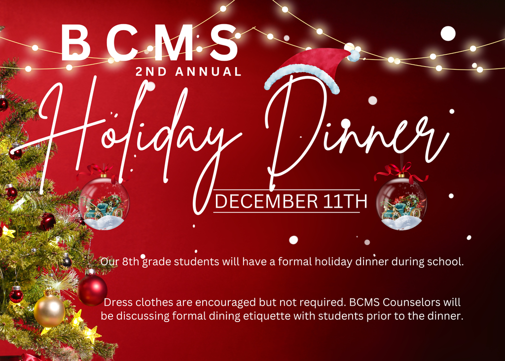 8th Grade Holiday Dinner