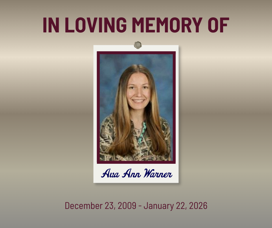 This image is a picture of Ava Warner who recently passed away. 