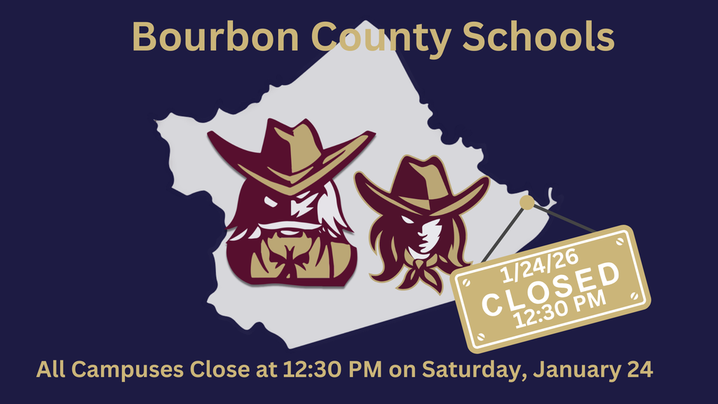 All Campuses Close at 12:30 on Saturday, January 24. 