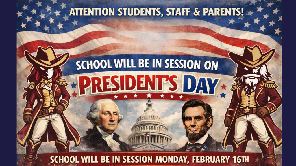 Bourbon County will be in session on Monday, February 16th. 