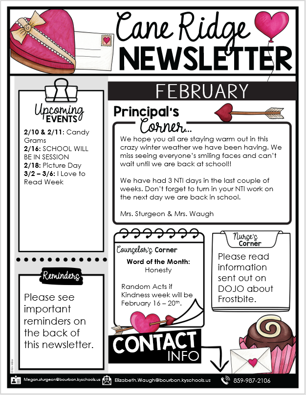 February Newsletter