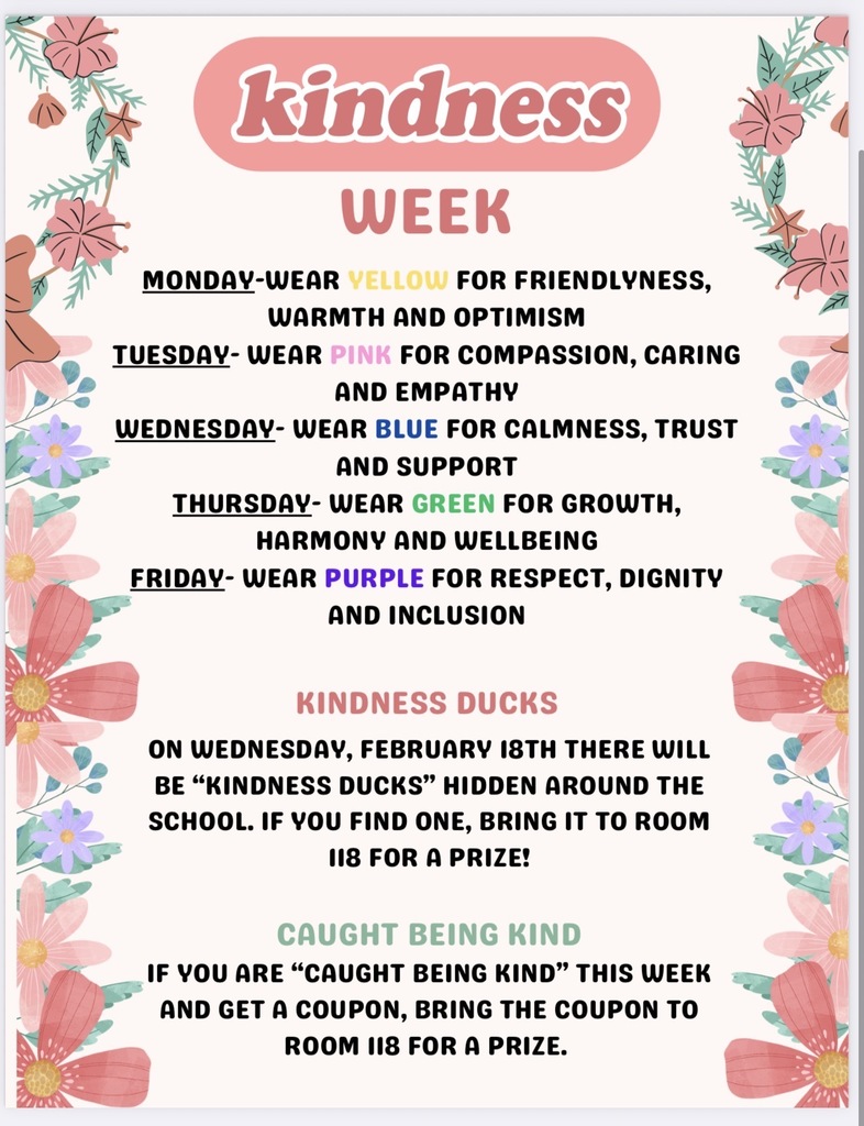 Kindness Week graphics