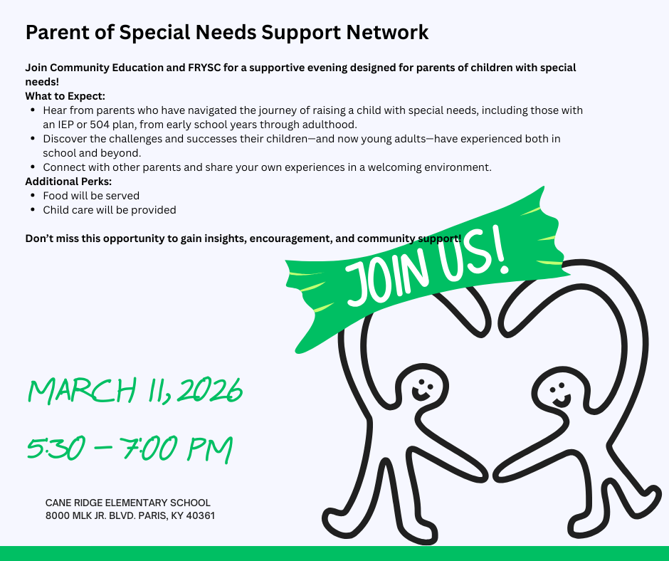 Special Needs support Network evening.
