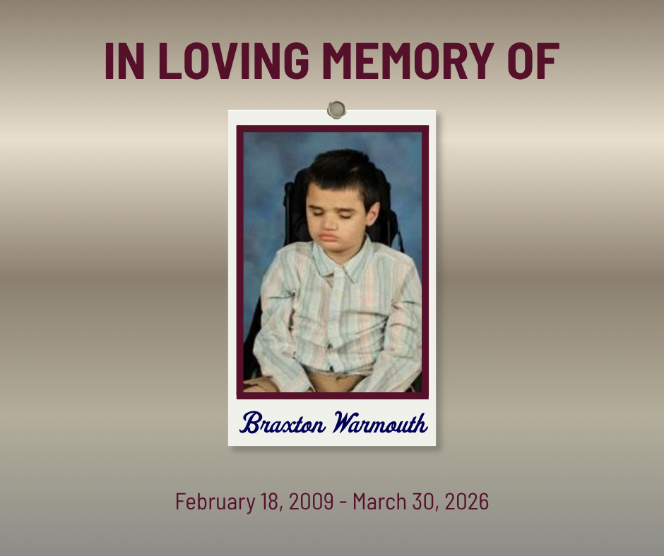 This is a graphic in loving memory of Braxton Warmouth, a Bourbon County High School student, who passed away on March 30th, 2026. ,