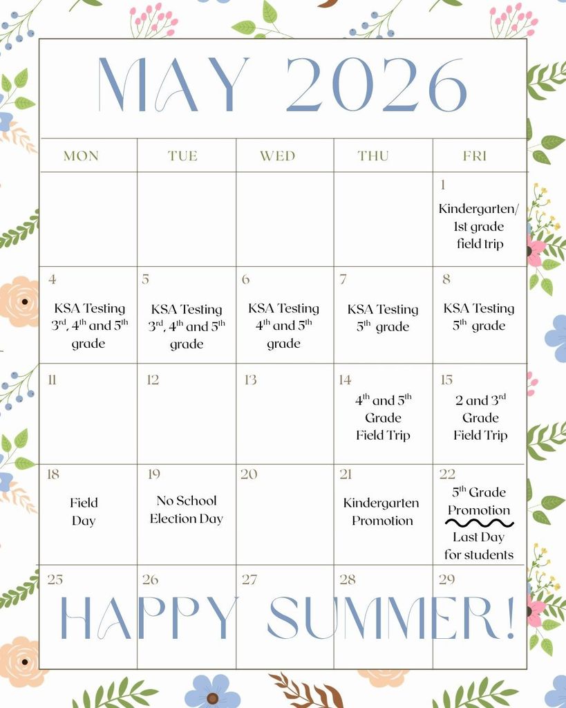 may calendar