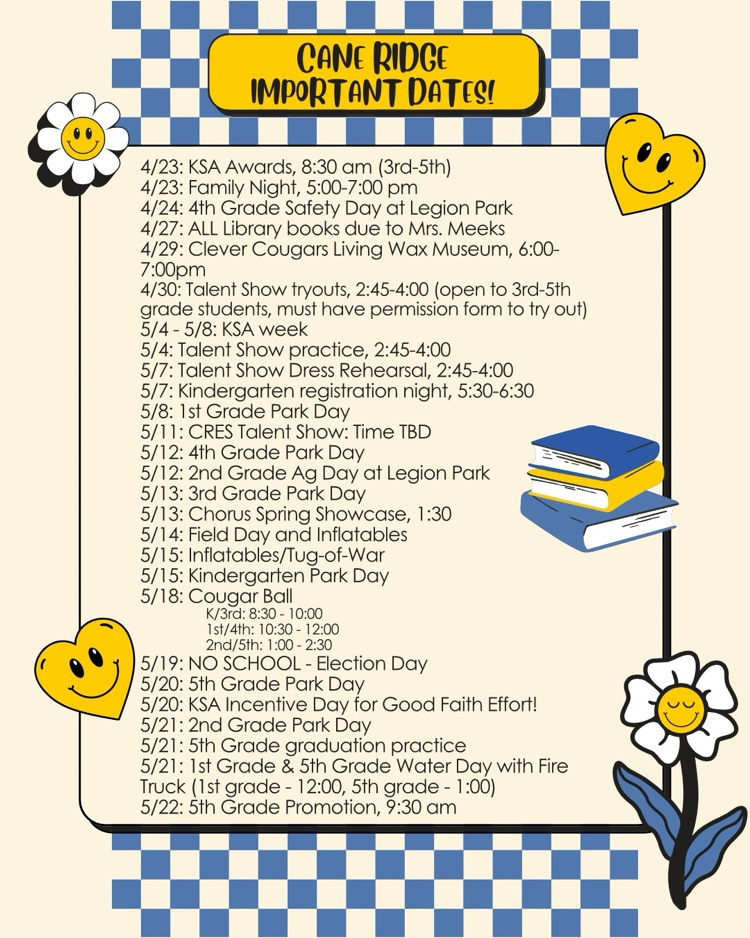 List of dates 