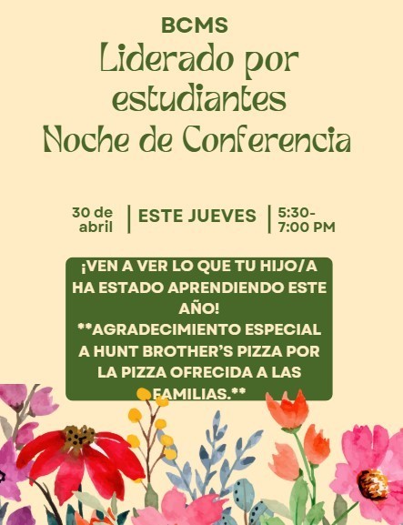 student led conference night