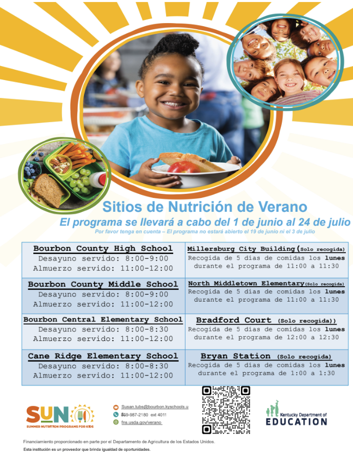 Summer Feeding Menu