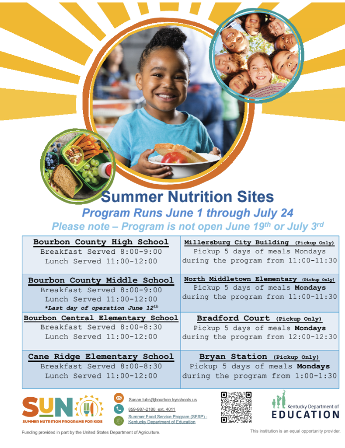 Summer Feeding Schedule 
