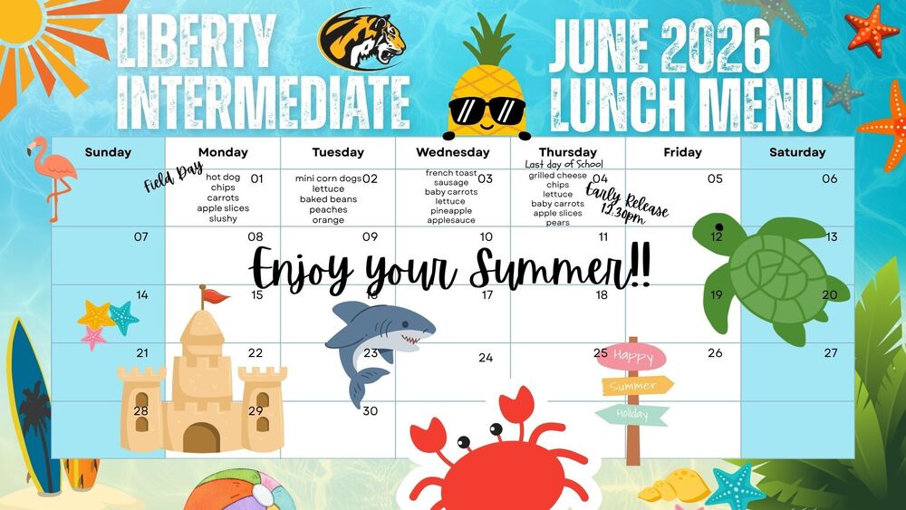 June lunch menu