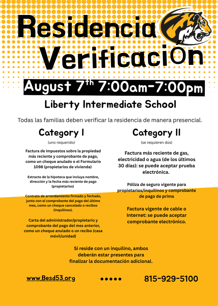 Residency Flyer in spanish
