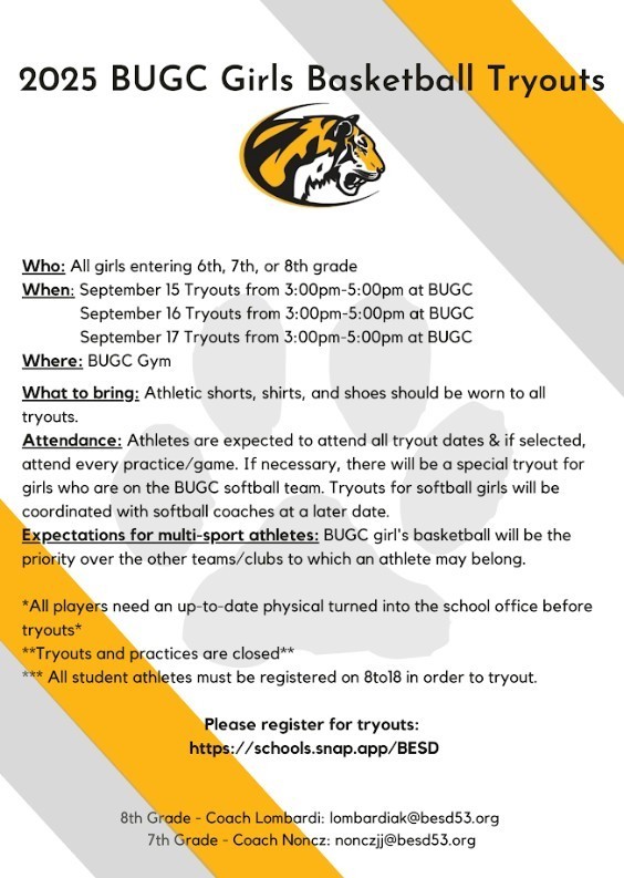 Girls Basketball Flyer