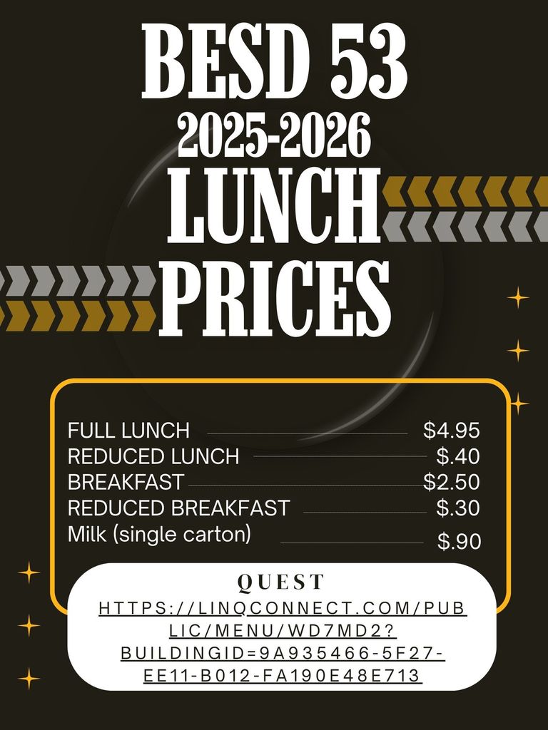 BUGC Lunch Prices