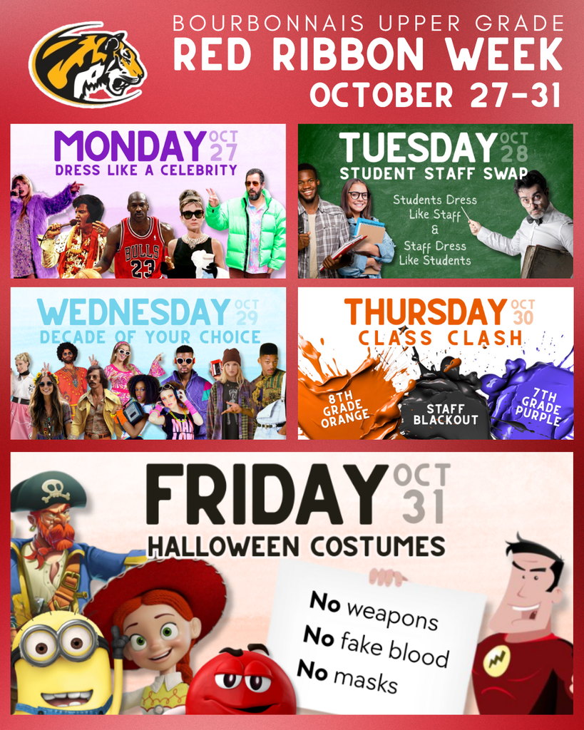 Bourbonnais Upper Grade Red Ribbon Week